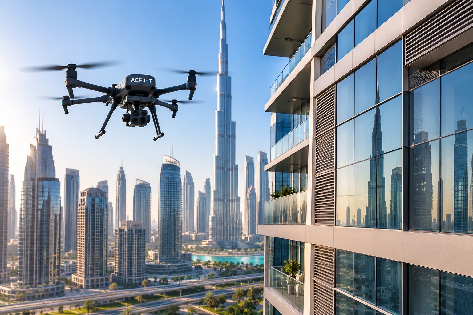 Drone inspection services UAE infrastructure